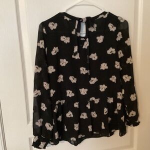 Loft Peplum Blouse Size PS